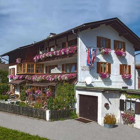 Gaestehaus Richter Oberammergau Exterior foto